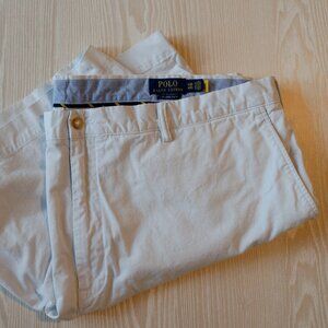 Polo Ralph Lauren Classic Fit Polo Chino Shorts Deckwash White Size 48B/48G